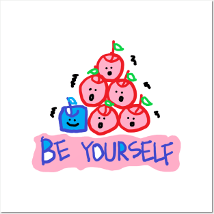 BE YOURSELF, love yourself Posters and Art